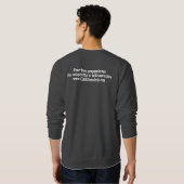 General Patton Quote Sweatshirt (Schwarz voll)