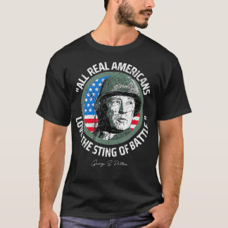 General Patton Sting of Battle ProTrump Politisch T-Shirt