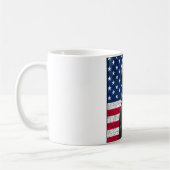 General Patton und die amerikanische Flagge Kaffeetasse (Links)