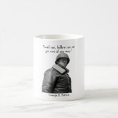 General Patton und Zitat Kaffeetasse (Mittel)