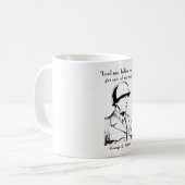 General Patton und Zitat Kaffeetasse (Vorderseite Links)