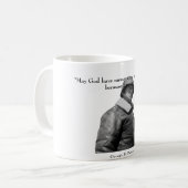 General Patton und Zitat Kaffeetasse (Vorderseite Links)