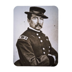 General Philip H. Sheridan (1831-88) (b/w Foto) Magnet