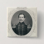 General Pierre Gustave Toutant Beauregard Button (Vorderseite)