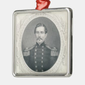 General Pierre Gustave Toutant Beauregard Silbernes Ornament (Links)