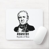 General President Sam Houston Republic Texas Revol Mousepad (Mit Mouse)