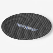 General Private Air Pilot Chrome like Star Wings Pappteller (Schrägansicht)