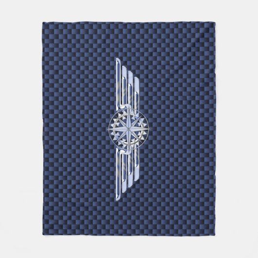 General Private Air Pilot Chrome like Wings Fleecedecke (Vorderseite)