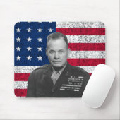 General Puller und die amerikanische Flagge Mousepad (Mit Mouse)