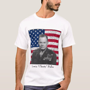 General Puller und die amerikanische Flagge T-Shirt