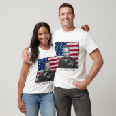 General Puller und die amerikanische Flagge T-Shirt (Unisex)