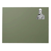 General Robert E. Lee Army Green Notizblock (Vorderseite)
