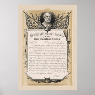 General Robert E. Lee Farewell Address Poster