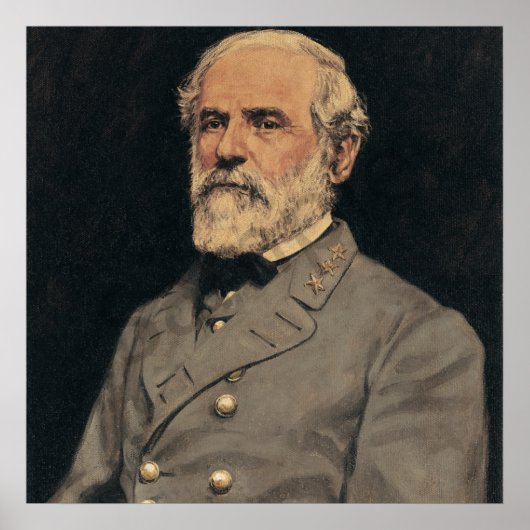General Robert E. Lee Portrait Art Poster (Vorne)
