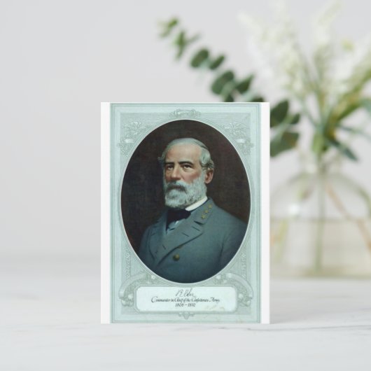 General Robert E. Lee Postkarte (Stehend Vorderseite)