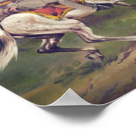 General Robert E. Lee über Horseback Poster (Ecke)