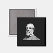 General Robert E Lee - Ziviler Krieg Magnet (Vorderseite/Rückseite)