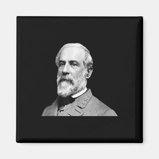 General Robert E Lee - Ziviler Krieg Magnet (Vorne)