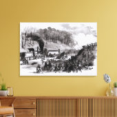 General Schenck mit vier Unternehmen Leinwanddruck (Insitu (Wohnzimmer))