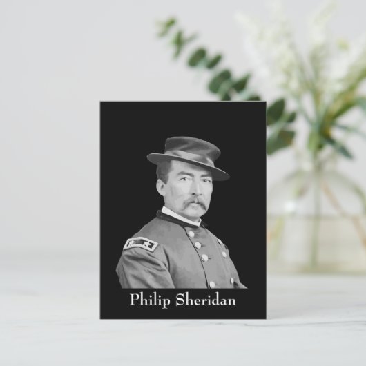 General Sheridan Postkarte (Stehend Vorderseite)