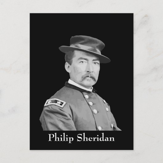 General Sheridan Postkarte (Vorderseite)