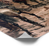 General Sherman beobachtet die Belagerung von Atla Poster (Ecke)