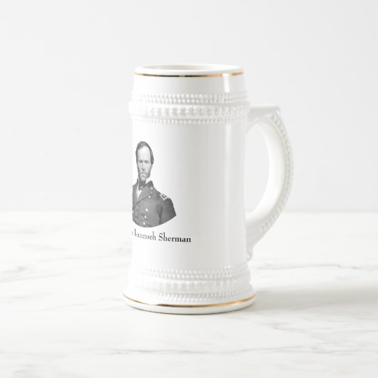 General Sherman Bierglas (VorderseiteRechts)