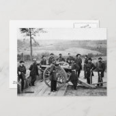 General Sherman in Atlanta, 1864 Postkarte (Vorne/Hinten)