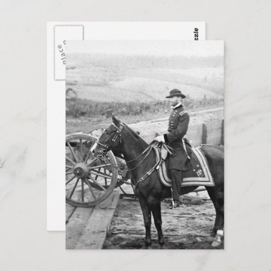 General Sherman in Atlanta, 1864 Postkarte (Vorne/Hinten)