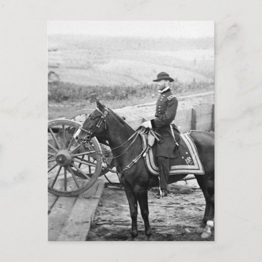 General Sherman in Atlanta, 1864 Postkarte (Vorderseite)