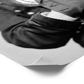 General Sherman - Portrait von Hand in Coat Poster (Ecke)