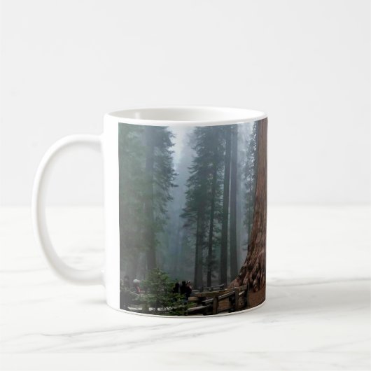 General Sherman Tree, Sequoia, CA Kaffeetasse (Links)