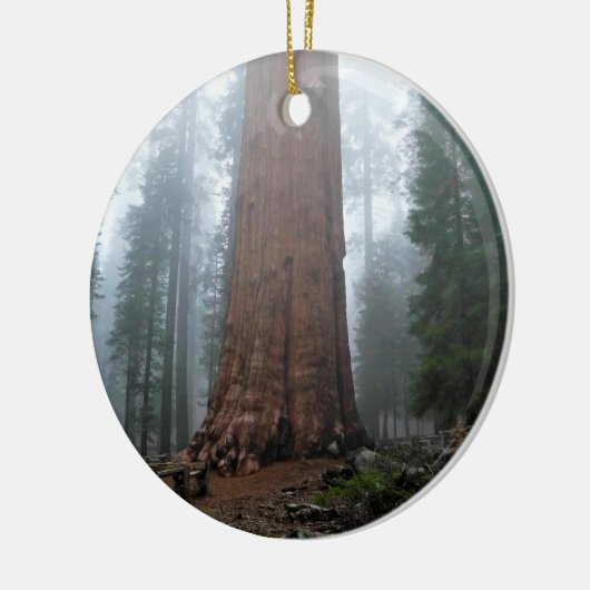 General Sherman Tree, Sequoia, CA Keramik Ornament (Links)
