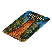 General Sherman Tree, Sequoia-Nationalpark USA Magnet (Linke Seite)