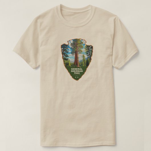 General Sherman Tree Sequoia NP Arrowhead T-Shirt (Design vorne)