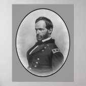 General Sherman — Ziviler Kriegsheld Poster (Vorne)