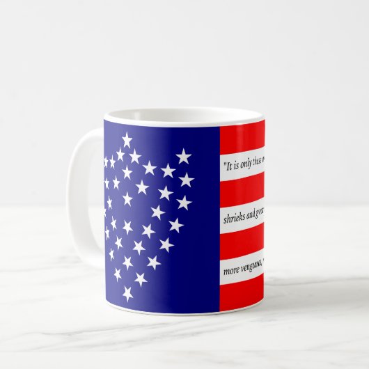 General Sherman's Battle Flag Coffee Tasse (Vorderseite Links)