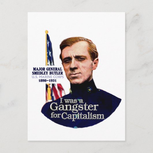 General Smedley Butler Postkarte (Vorderseite)