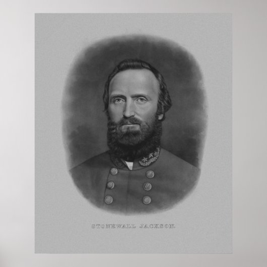 General Stonewall Jackson Poster (Vorne)