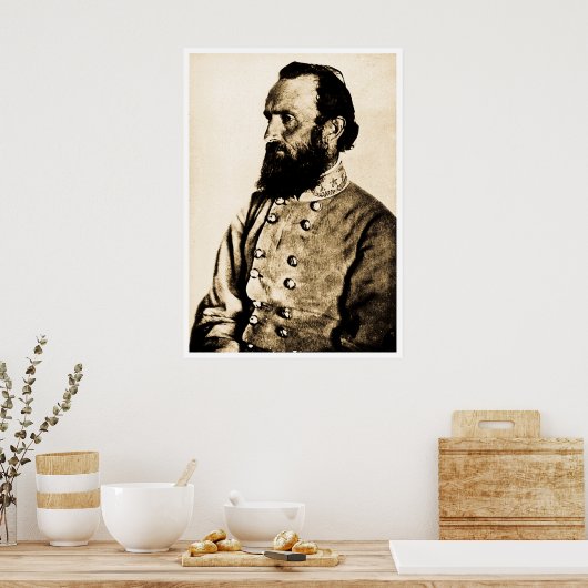 General Stonewall Jackson Poster (Küche)