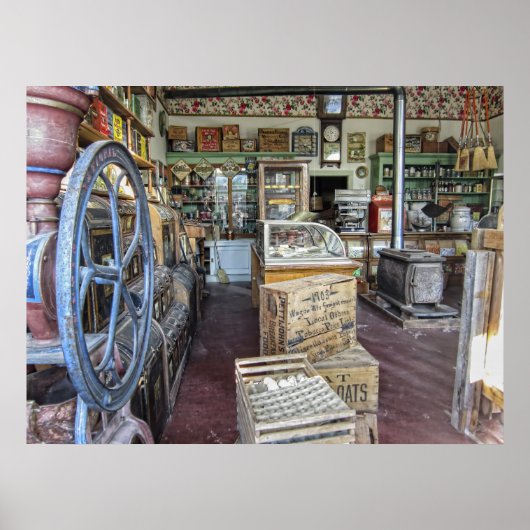 General Store - Virginia City Ghost Town - Montana Poster (Vorne)