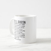General Surgeon Kaffeetasse (Vorderseite Links)