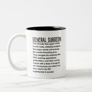 General Surgeon Zweifarbige Tasse