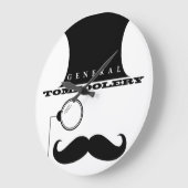 General Tomfoolery Wall Clock Große Wanduhr (Winkel)