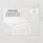 General Ulysses S. Grant Maudoleum, NY, NY Postkarte (Rückseite)