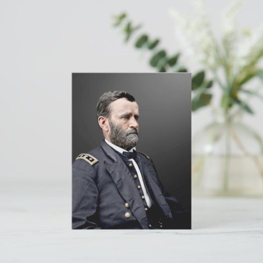 General Ulysses S. Grant Postkarte (Stehend Vorderseite)
