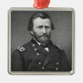 General Ulysses Simpson Grant, graviert nach einem Silbernes Ornament (Vorne)