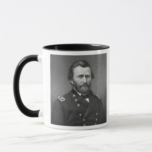 General Ulysses Simpson Grant, graviert nach einem Tasse (Links)