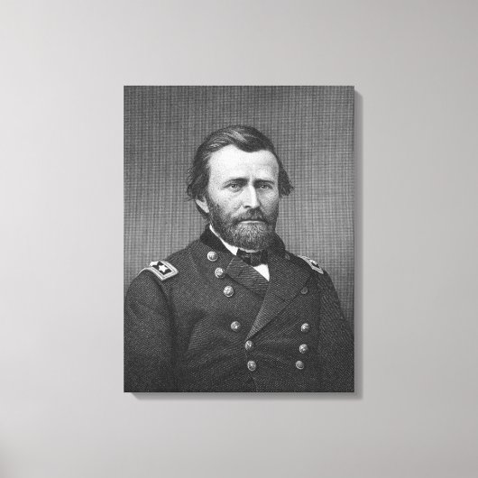General Ulysses Simpson Grant, nach einem Tag Leinwanddruck (Vorderseite)