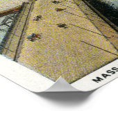 General View of MIT and Harvard Bridge, Poster (Ecke)